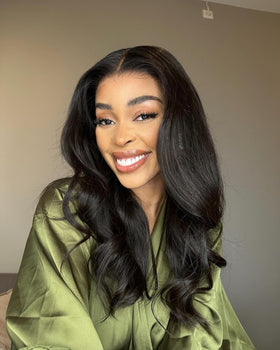 Beauhair 16 inch body wave wig ideal for daily wear and easy styling.