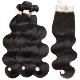 Beauhair 4x4 lace closure preview for a seamless part and natural blend.