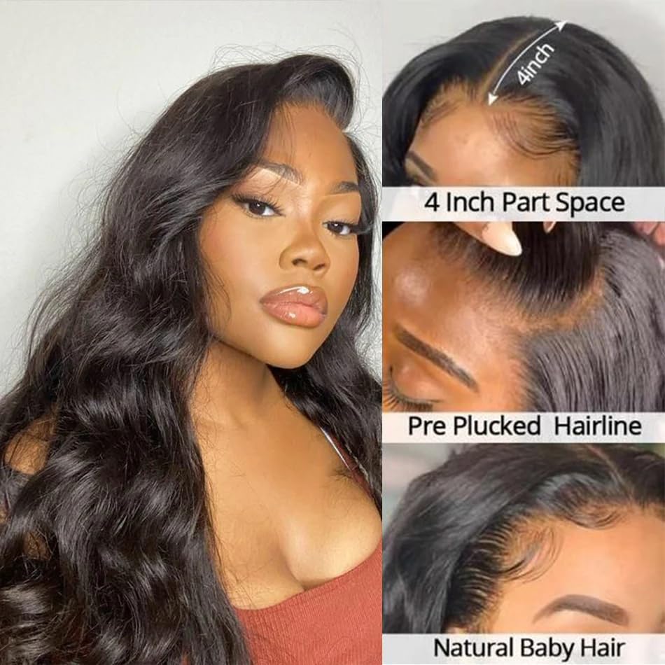Beauhair hd lace closure wig features breathable swiss lace for comfort.