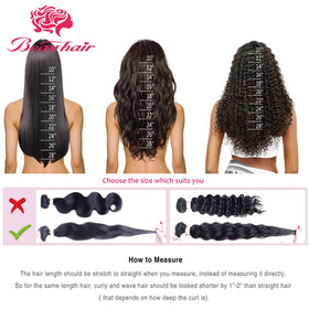 Beauhair no shedding design with tight cuticle alignment for neat results.