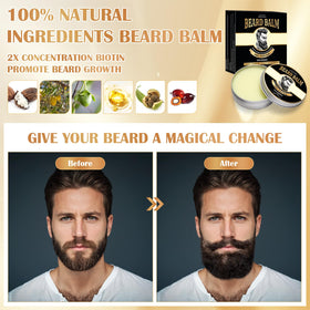 Beauntangly beard balm daily use for softer, controllable beard