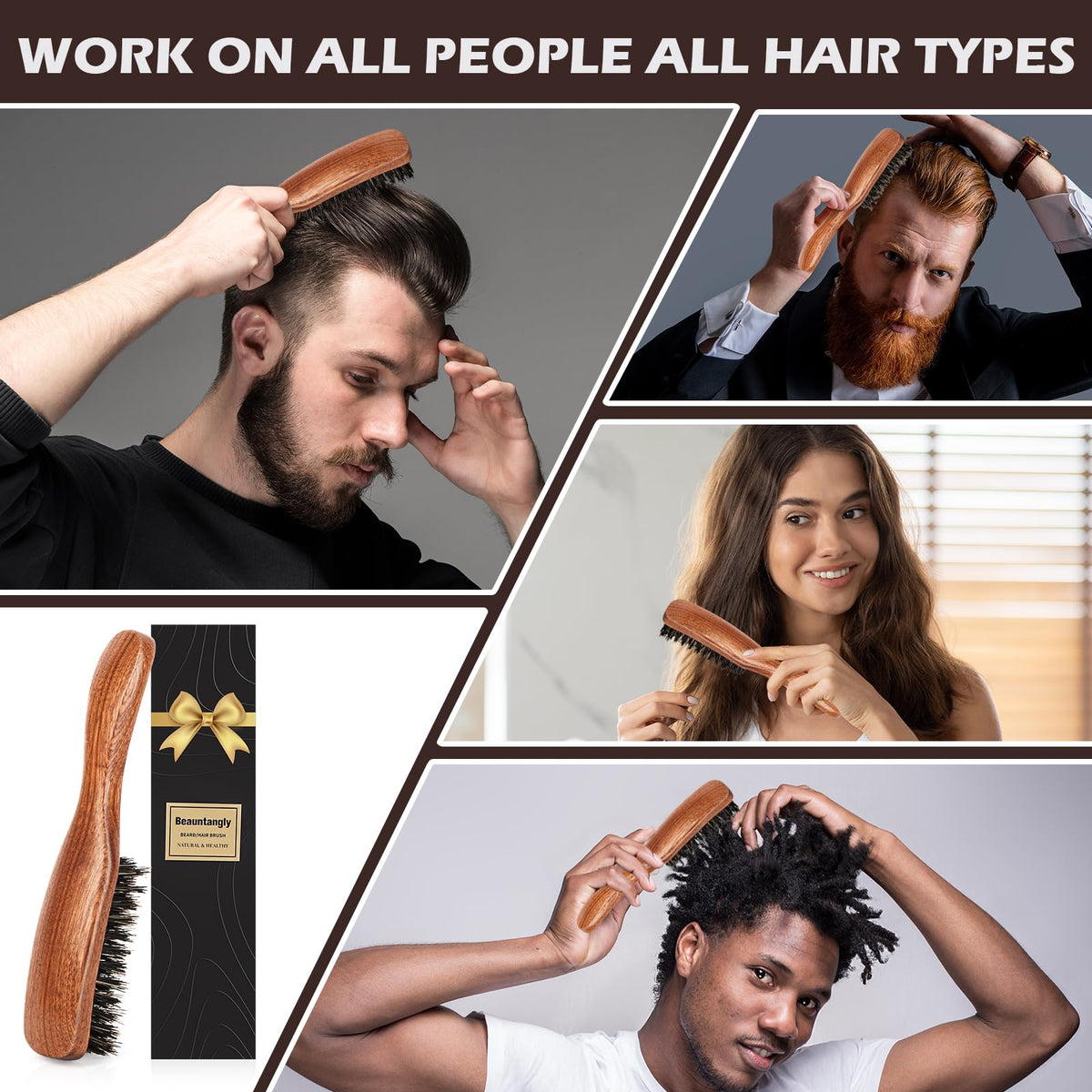 Beauntangly brush delivers shine after brushing for healthier look