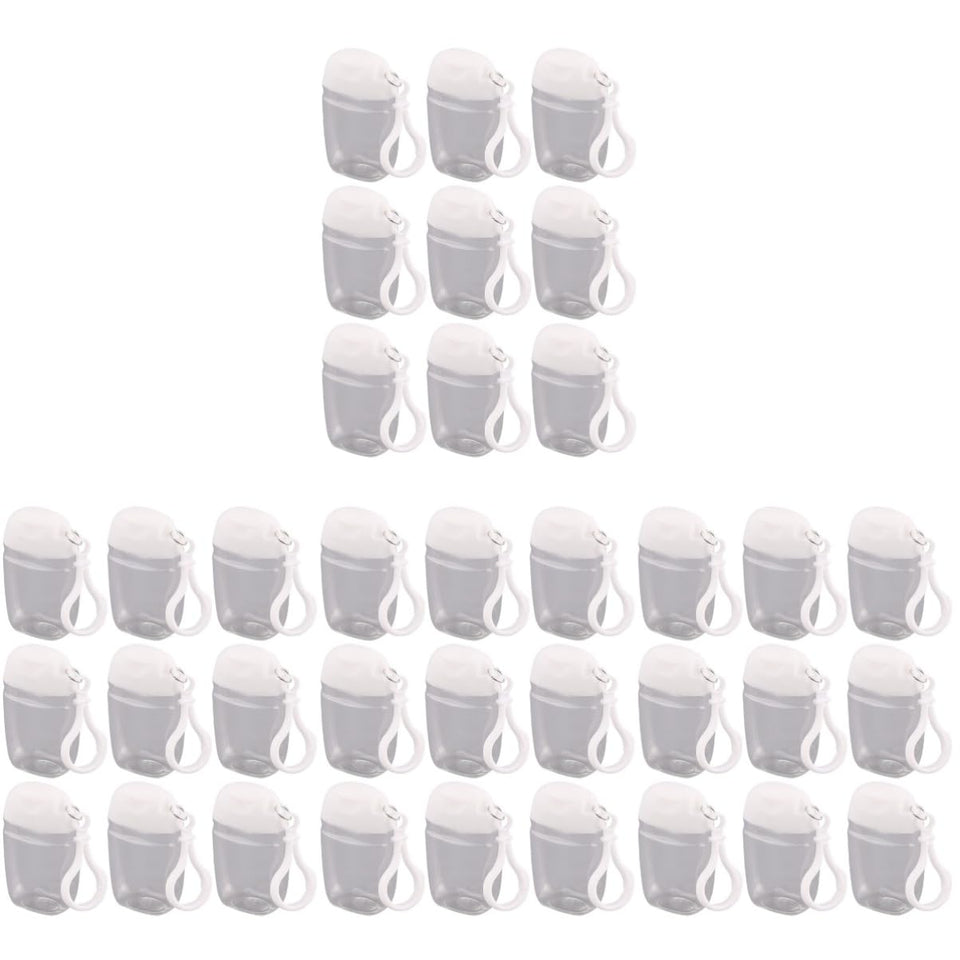 Beaupretty flip-cap bottle with hook for leak-free travel.