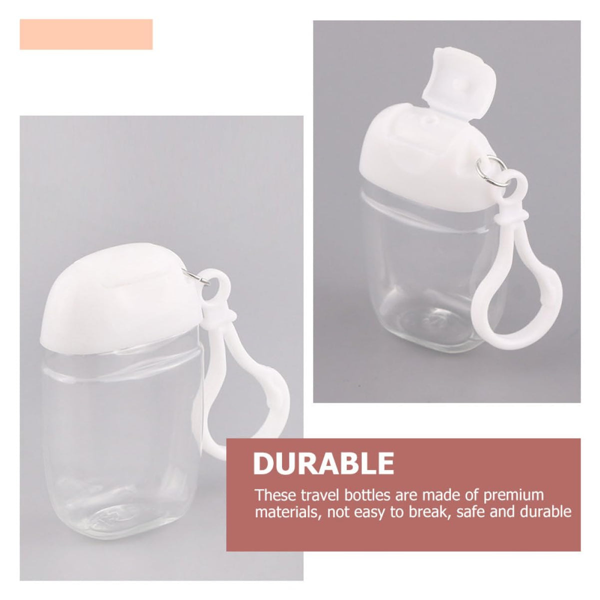 Beaupretty leakproof bottles reduce spills in carry-ons and gym bags.