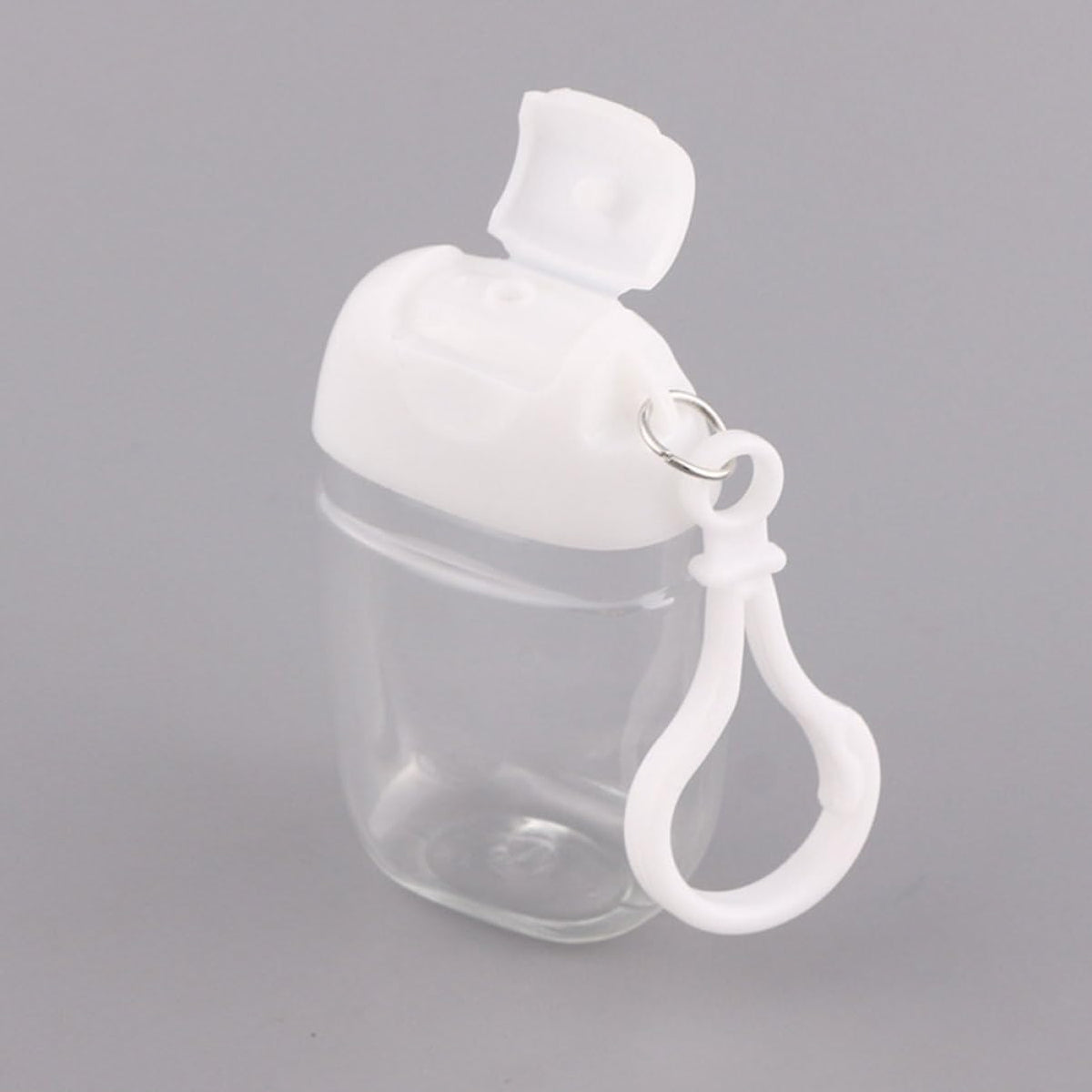 Beaupretty portable bottles attach to bags with a convenient keychain.