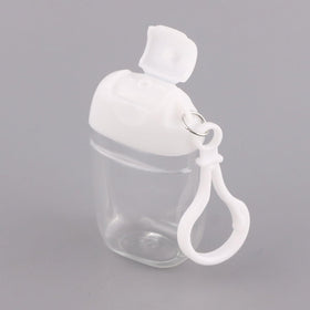 Beaupretty portable bottles attach to bags with a convenient keychain.