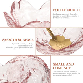 Beaupretty smooth-surface glass bowl gentle on hands during use.
