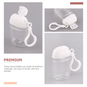Beaupretty transparent travel bottles let you see contents at a glance.