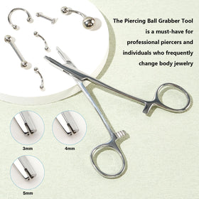 Beautidots ball grabber tool front angle with ergonomic grip.