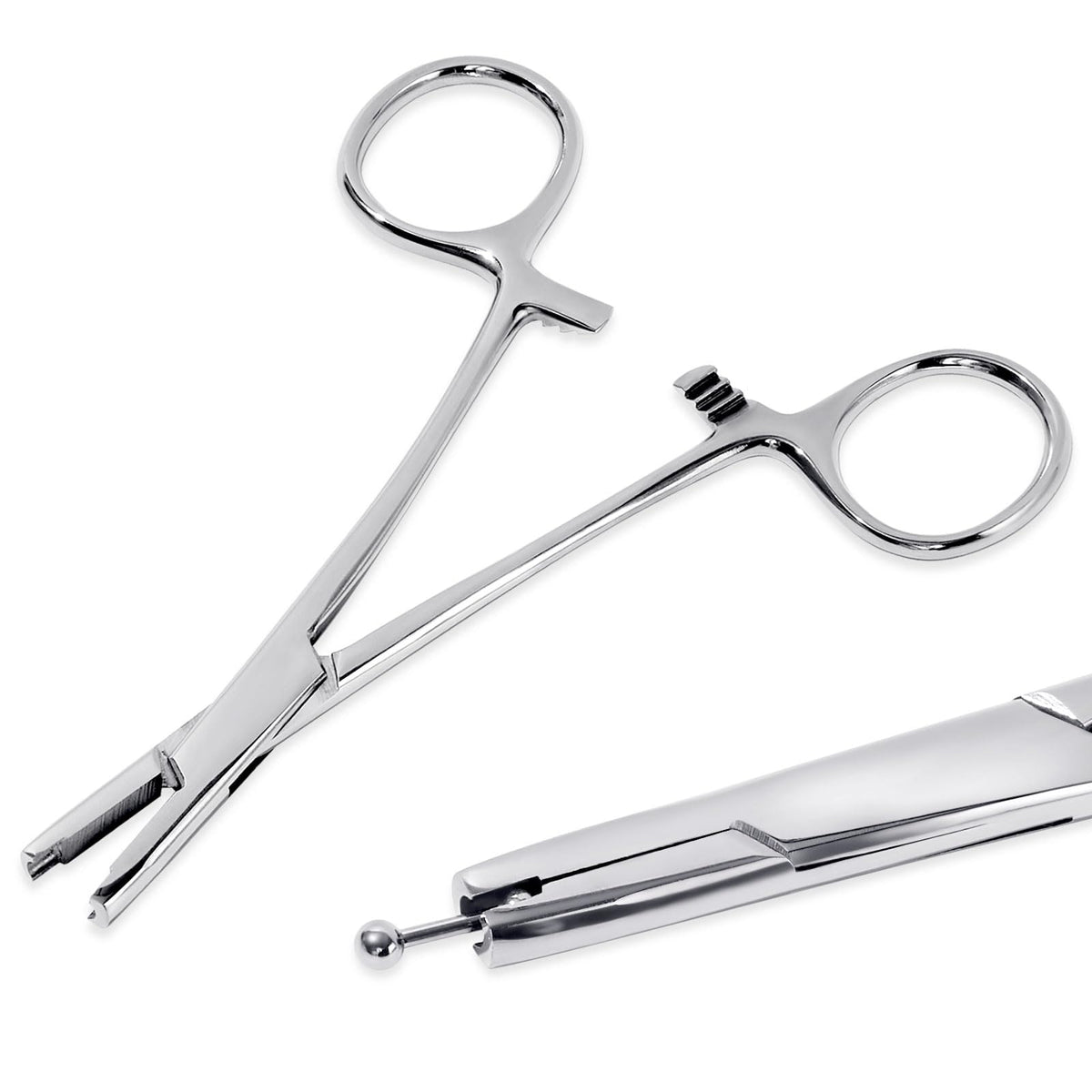 Beautidots piercing ball grabber 3mm in use for precise bead changes.