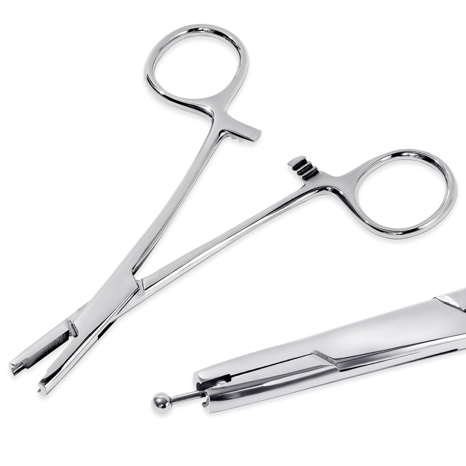 Beautidots piercing ball grabber 3mm in use for precise bead changes.