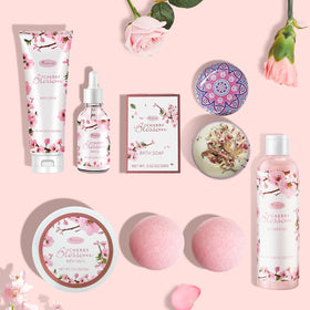 Beautifier Life bath salts crystals in jar for a relaxing soak.