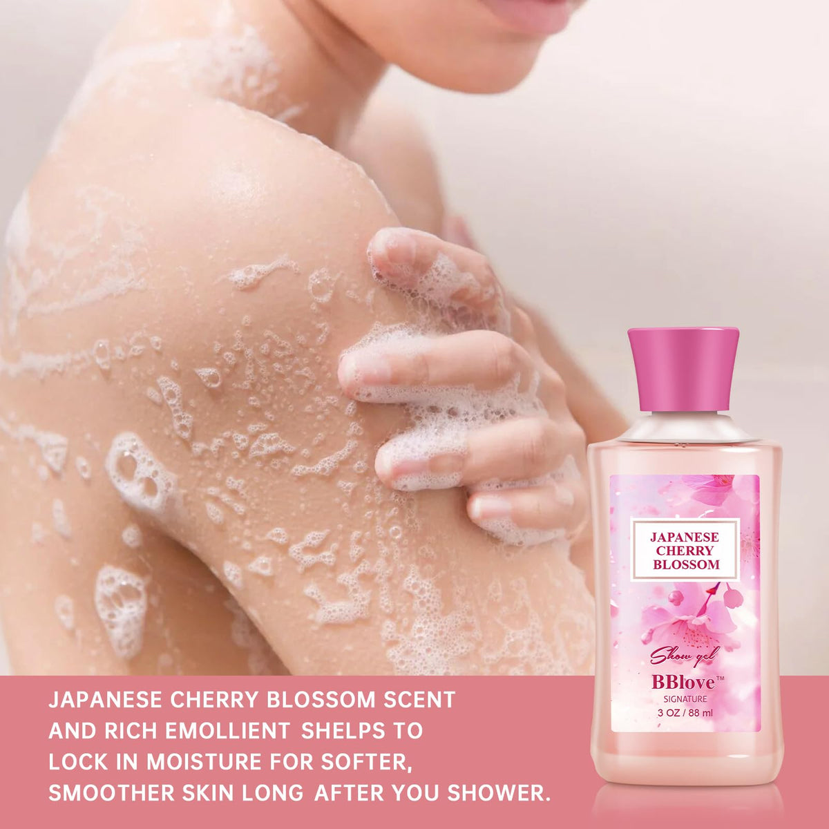 Beautifier Life body mist with Japanese Cherry Blossom for a light, mood-lifting aroma.