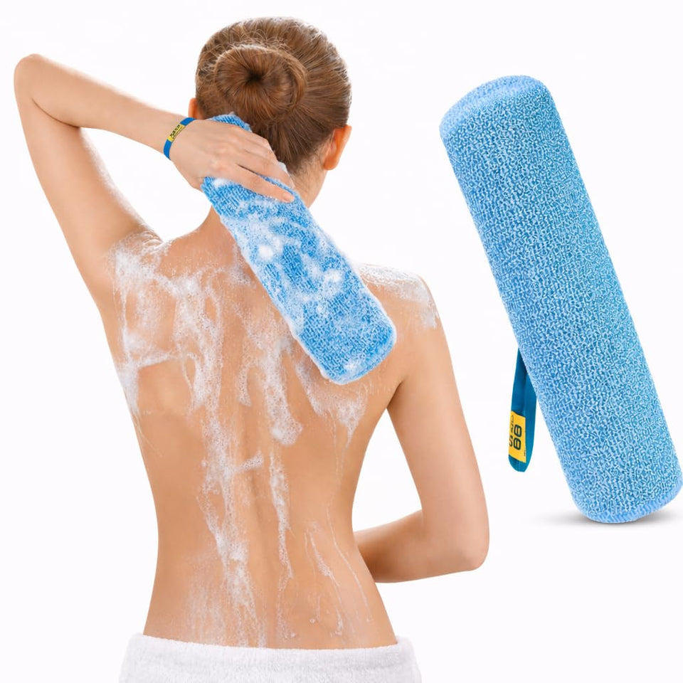 Beautiful Bod Destiny Loofah back scrubber for thorough cleansing and smoother skin.