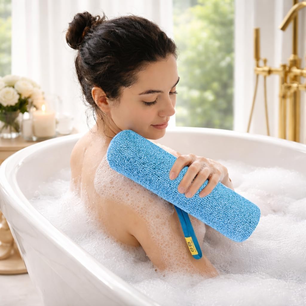 Beautiful Bod Destiny Loofah targets bacne and clogged pores for clearer skin.