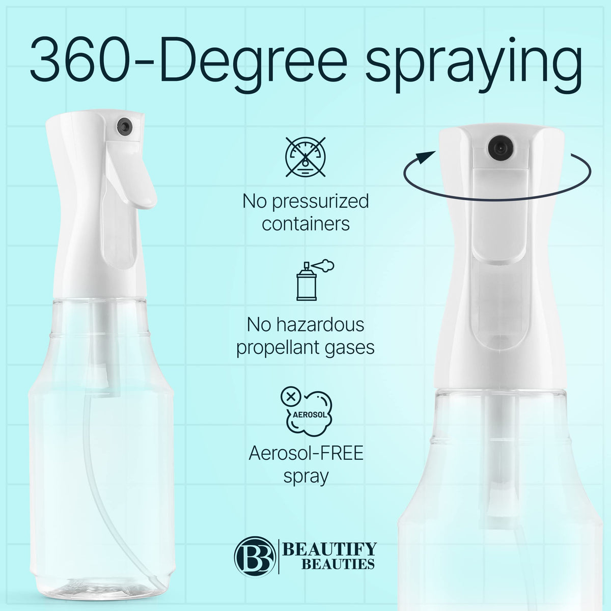 BeautifyBeauties Spray Bottle suits barbers and salons with steady output
