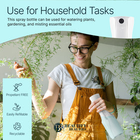 BeautifyBeauties Spray Bottle for Plants hydrates foliage with a gentle, even spray