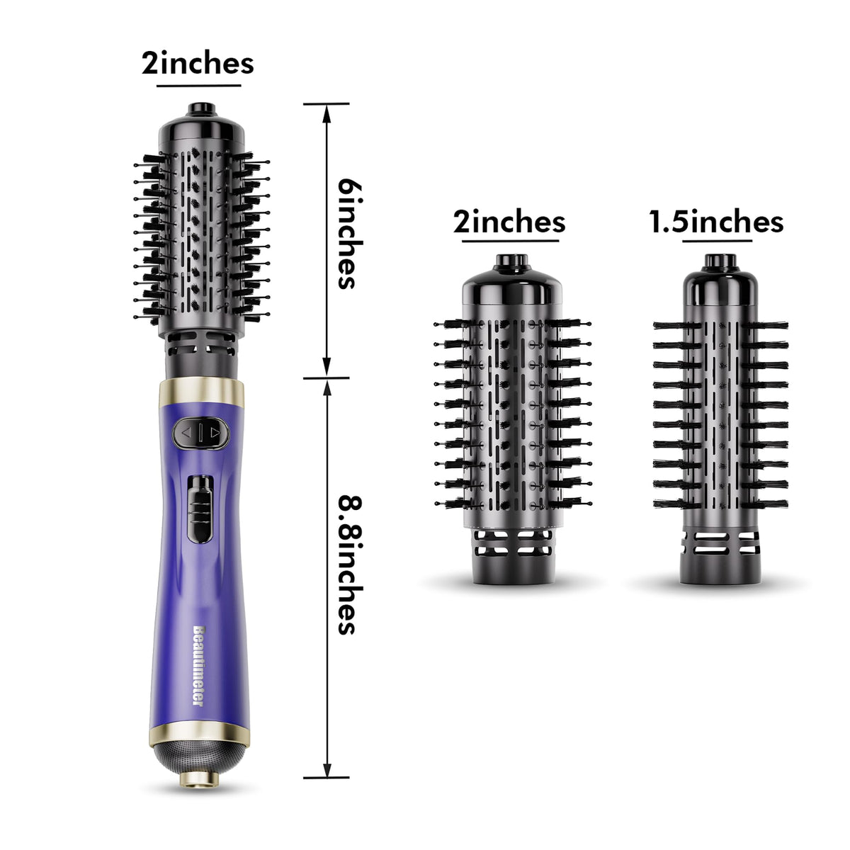 Beautimeter fast-drying action for time-saving styling.