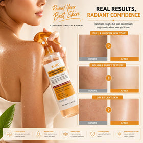 Beautivana KOEC Exfoliating spray, daily-use for body and rough areas.