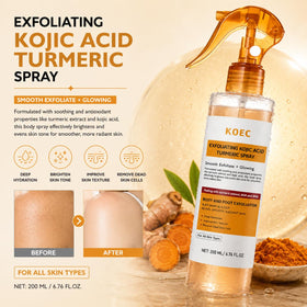 Beautivana KOEC Kojic brightening formula reduces visible spots.