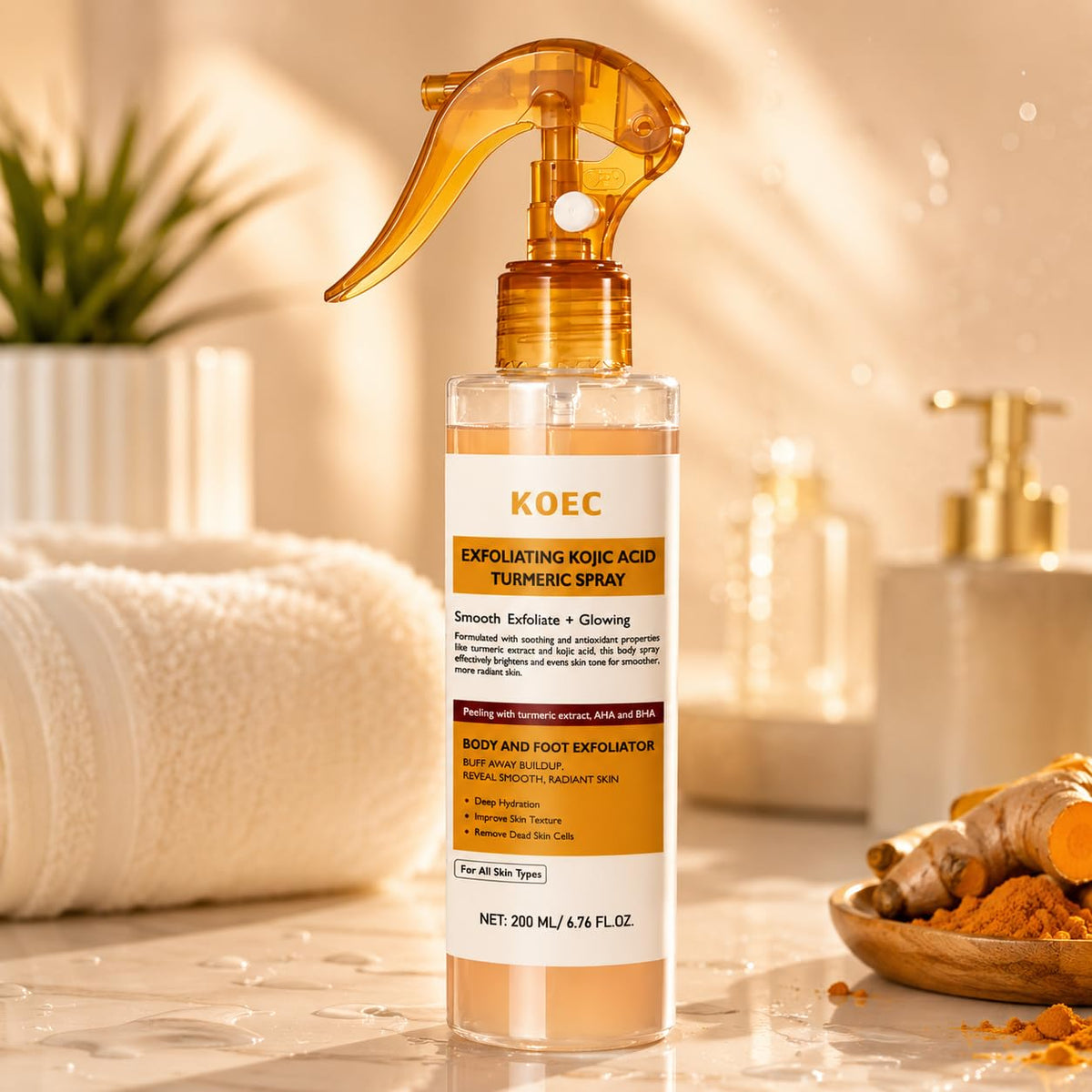 Beautivana KOEC Vitamin B C E hydrating boost for supple skin.