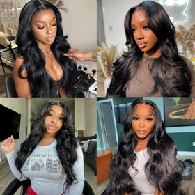 Beautkol V Part Wig Brazilian virgin hair texture and natural look