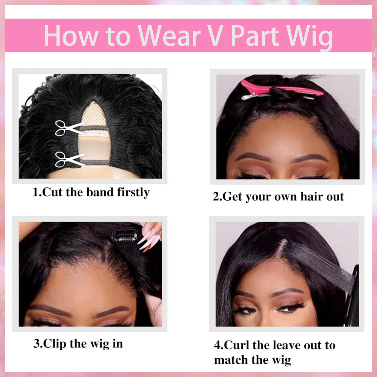Beautkol V Part Wig ready-to-wear 18 inch style for quick updates