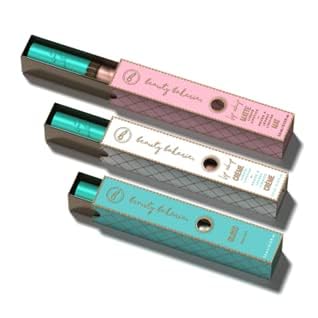Beauty Bakerie Lip Whip Midnight Truffles applied on lips for full coverage.