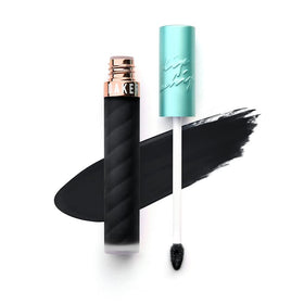 Beauty Bakerie Lip Whip Midnight Truffles swatch shows rich matte color and long wear.
