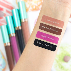 Beauty Bakerie Lip Whip waterproof finish resists smudging and transfer.