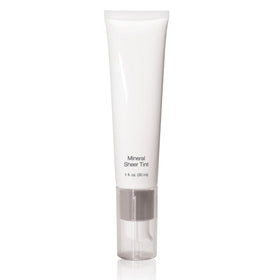 Beauty Basics Mineral Sheer Tint Foundation SPF 20 bottle demonstrates natural coverage