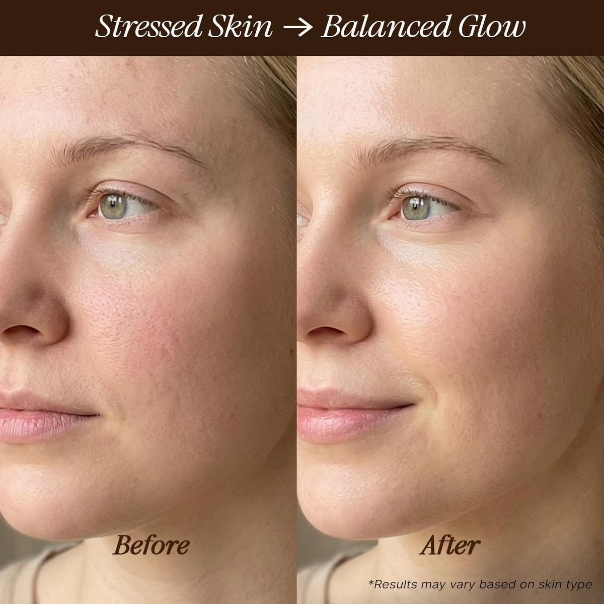 Beauty by Earth balance oil being poured shows quick absorption and light feel.