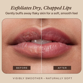 Beauty by Earth Berry Lip Scrub label emphasizes organic, USA-made quality.