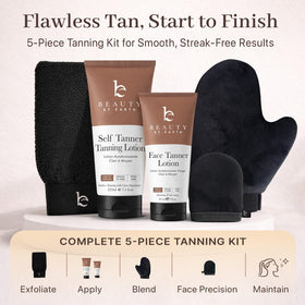 Beauty by Earth face tanning lotion for consistent facial color.