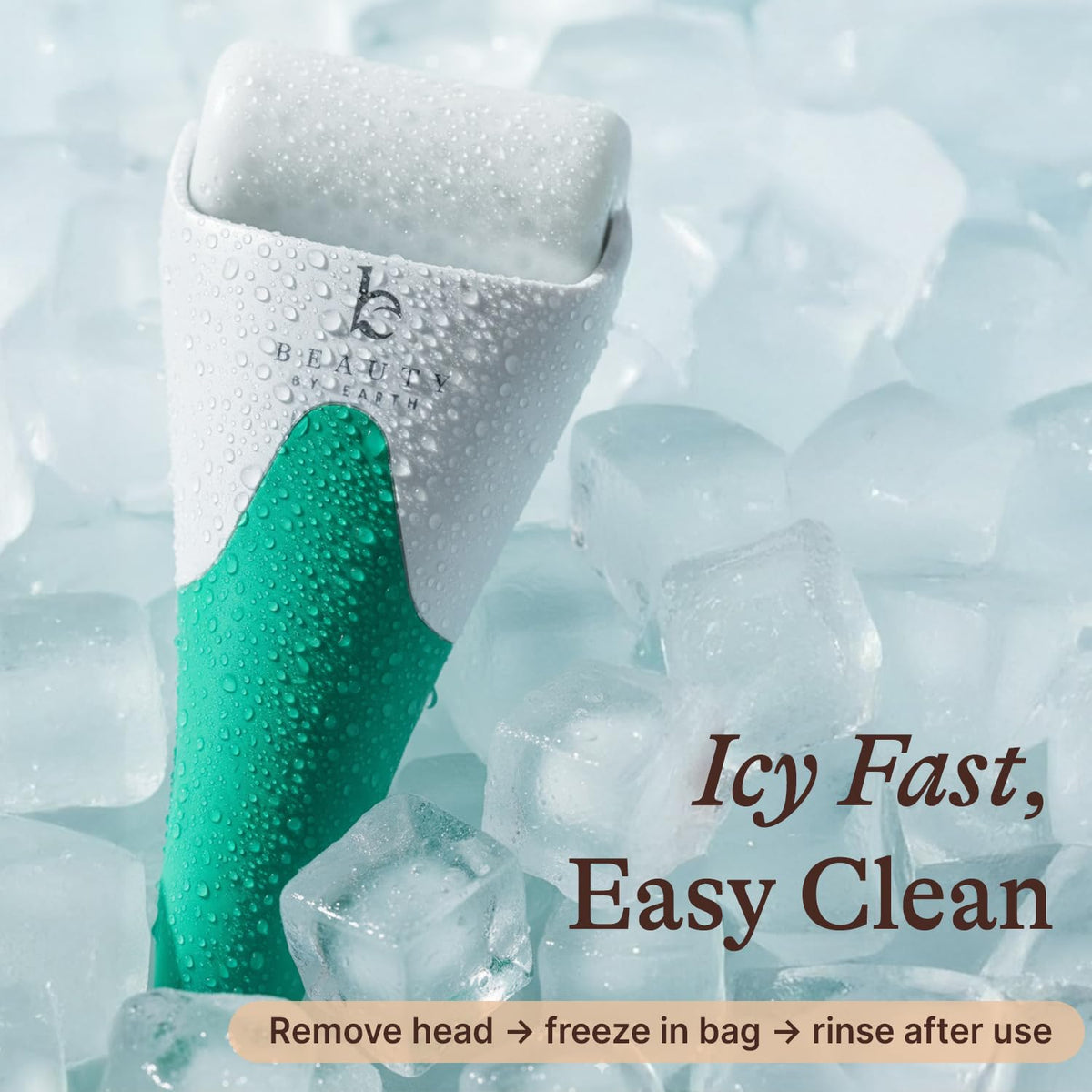 Beauty by Earth Gift-ready Ice Roller for spa-like home rituals.
