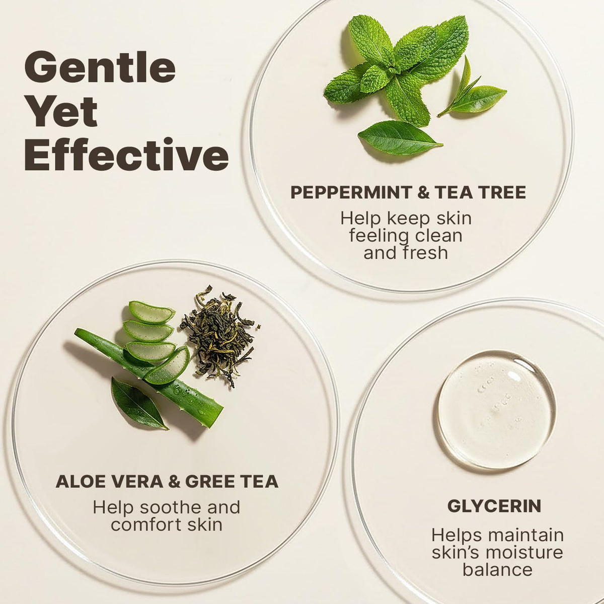 Beauty by Earth glycerin hydration detail on packaging.