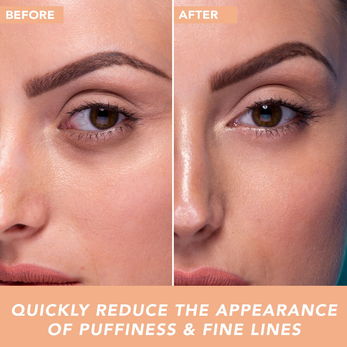 Beauty by Earth hyaluronic acid under-eye gel nourishes delicate skin for a smoother appearance.