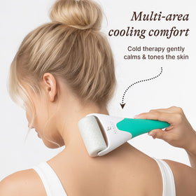 Beauty by Earth Ice Roller with Jade Guasha for enhanced facial contouring.