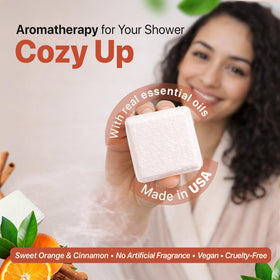 Beauty by Earth limited edition fall scent shower steamer packaging in USA.