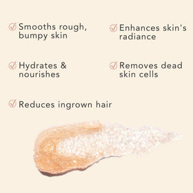 Beauty by Earth Peppermint Tea Tree Sugar Scrub packaging highlights organic ingredients and USA-made quality.