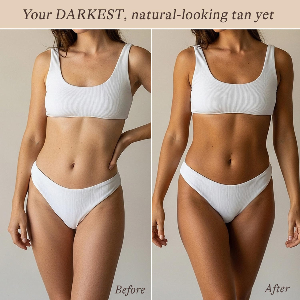 Beauty by Earth ultra-dark mousse delivering quick bronze color