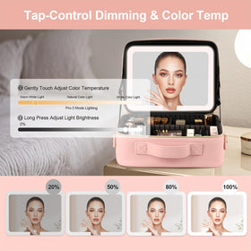 Beauty Case lightweight and durable design with smooth zippers