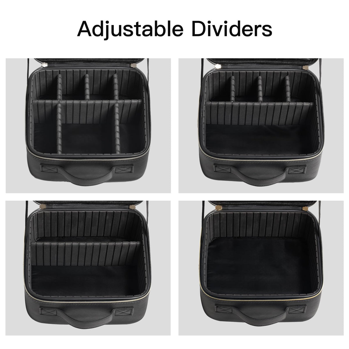 Beauty Case lightweight portability fits in luggage or backpack compartments.