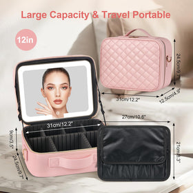 Beauty Case USB charging cable included enables easy recharge