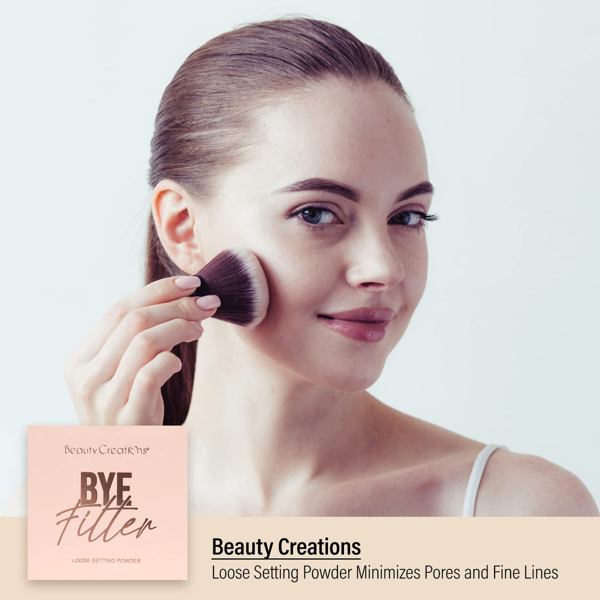 Beauty Creations setting powder long-wear formula for all-day shine control