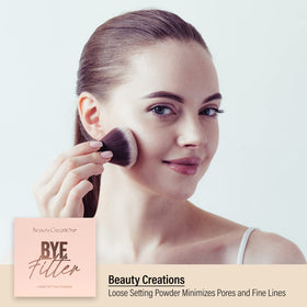 Beauty Creations setting powder long-wear formula for all-day shine control