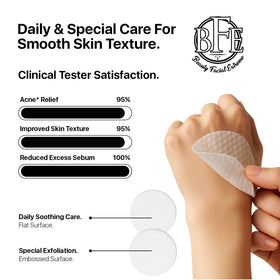 Beauty Facial Extreme acne pads help control oily skin and clear pores.