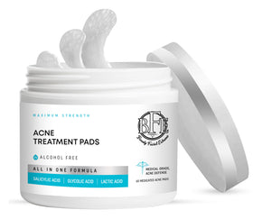 Beauty Facial Extreme Acne Treatment Pads close-up texture for exfoliation.