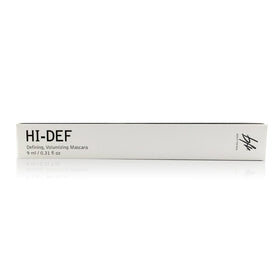 Beauty For Real Hi-Def Mascara Just Black after-application closeup shows lifted curl and volume
