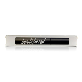 Beauty For Real Hi-Def Mascara Just Black open-tube shot highlights fragrance-free formula